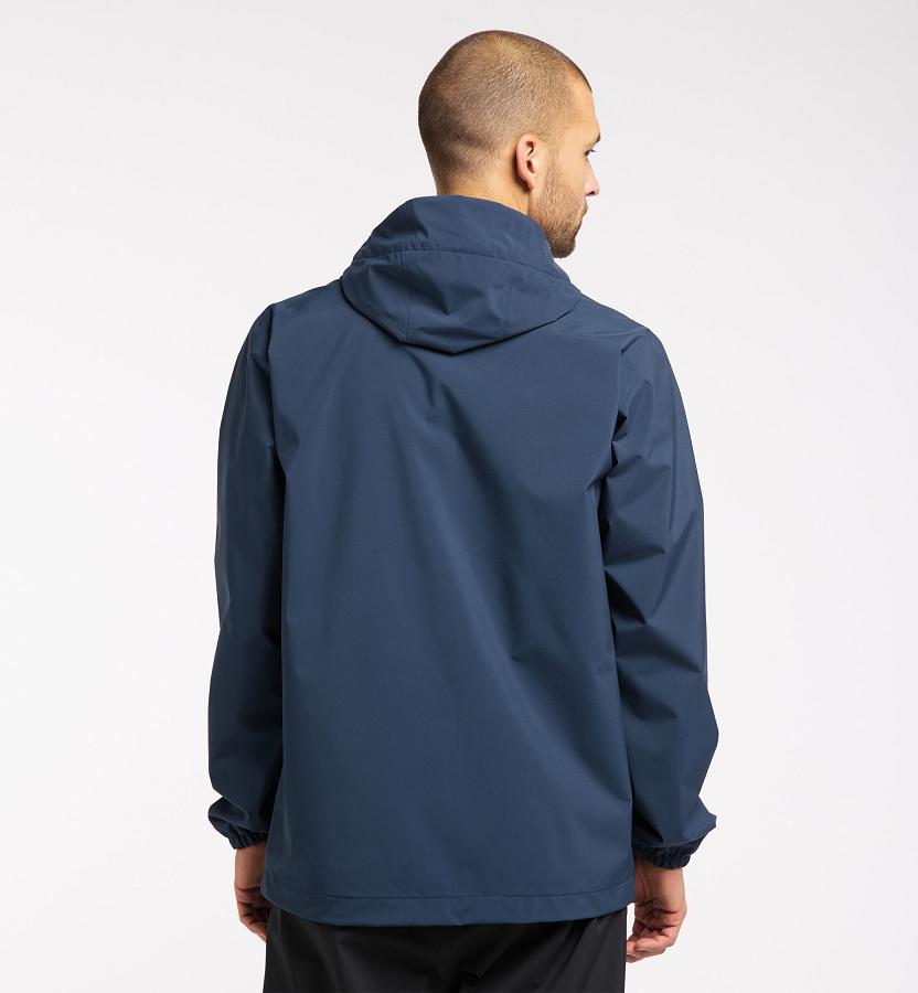 Haglöfs Mens Buteo Waterproof Jacket Dark Blue New Zealand 31869XIDY